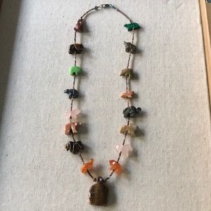 Brand new Zuni animal fetish necklace